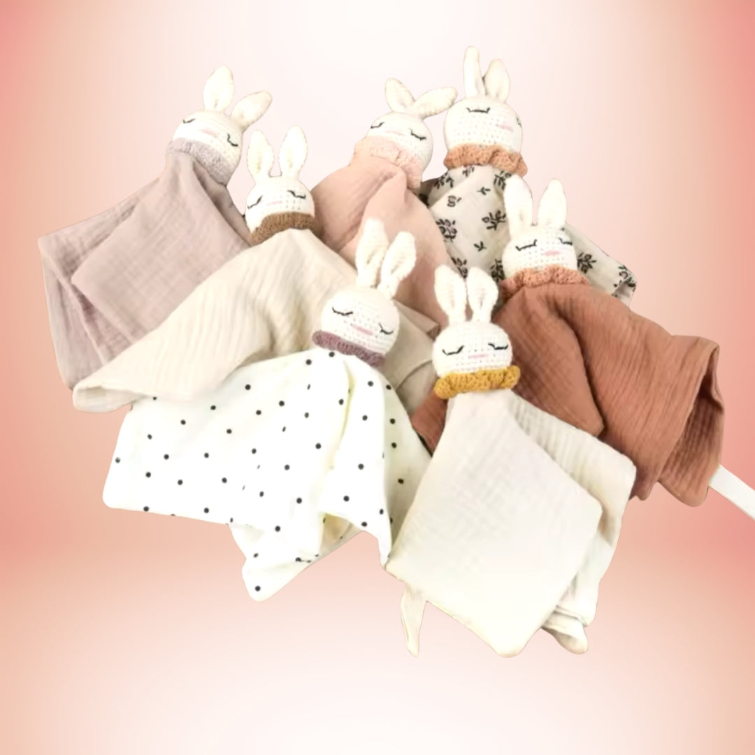 Baby Baumwoll-Musselin-Schnullertuch – Kuschelweich & Praktisch