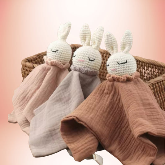 Baby Baumwoll-Musselin-Schnullertuch – Kuschelweich & Praktisch