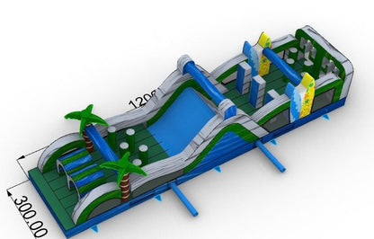XXXL Hüprfburg Traumstrand 🏝🏄🏼‍♂️